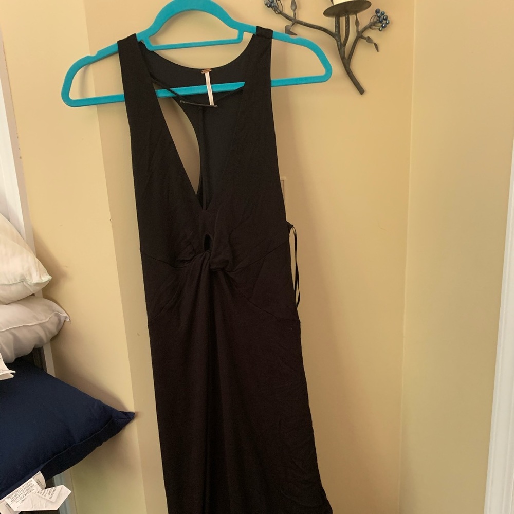 Black Free People Maxi Evening Dress